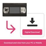 Transfer Camcorder, Mini DV, Hi8, VHS, VHS-S, VHS-C, Video 8 to Digital Download (MP4)