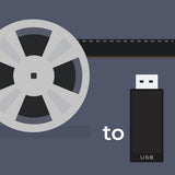 Transfer Standard 8 / Super 8 (Silent) Cine Film to Digital USB Stick