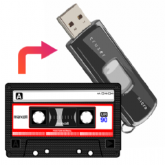 Transfer Audio Cassette Tape to Digital USB Stick